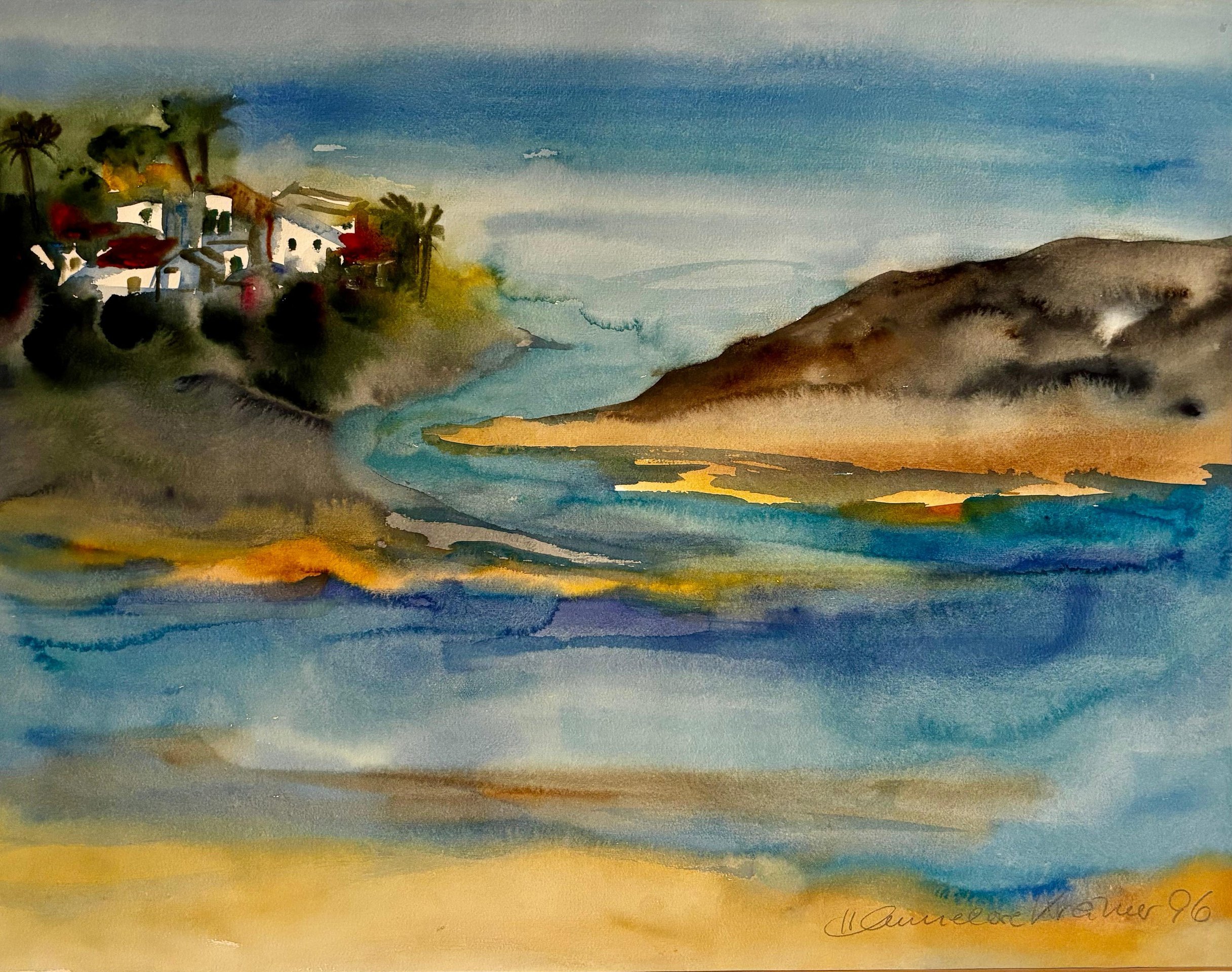 Blick auf Buchten und Meer